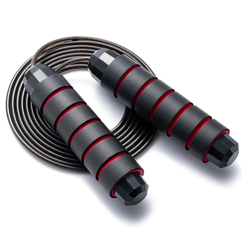 Adjustable jump rope, anti-tangling high-speed jump rope, with ball bearings, suitable for men, women, and children of all ages, for home, school, and gym workouts and body shaping.